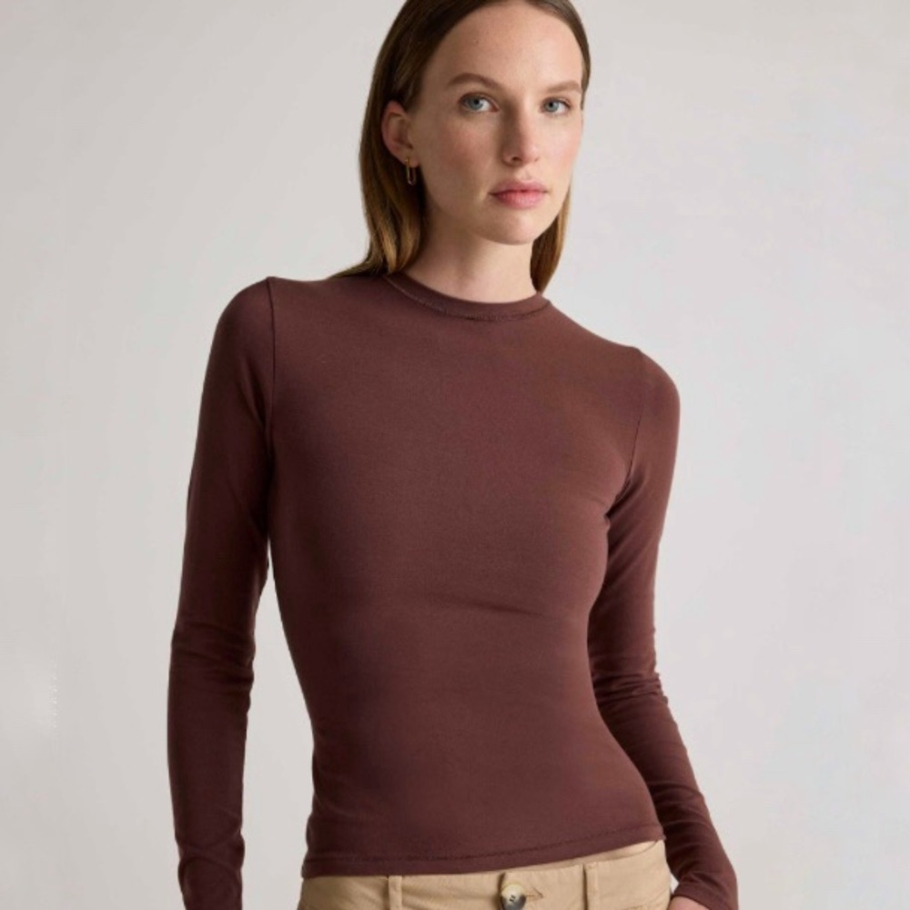 Vince Ribbed Knit Sweater Size S 100% Wool Dusty Rose Crewneck Jumper Fall Cozy - Picture 2 of 9